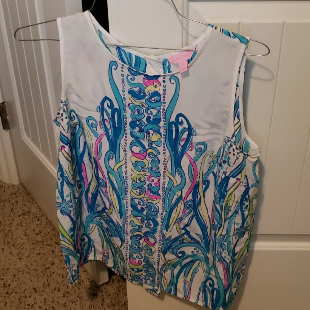 Lily Pulitzer print top